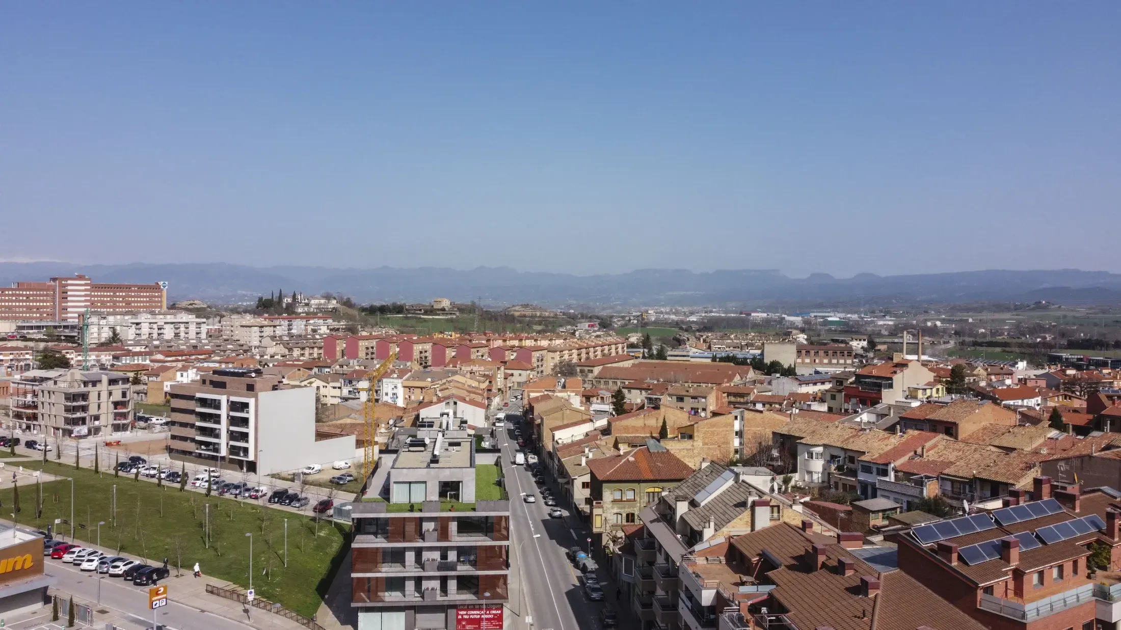 Obra de Edificaciones Moreno en la carretera de Roda, Vic