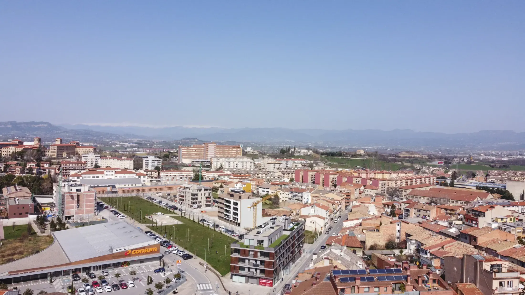 Obra de Edificaciones Moreno en la carretera de Roda, Vic
