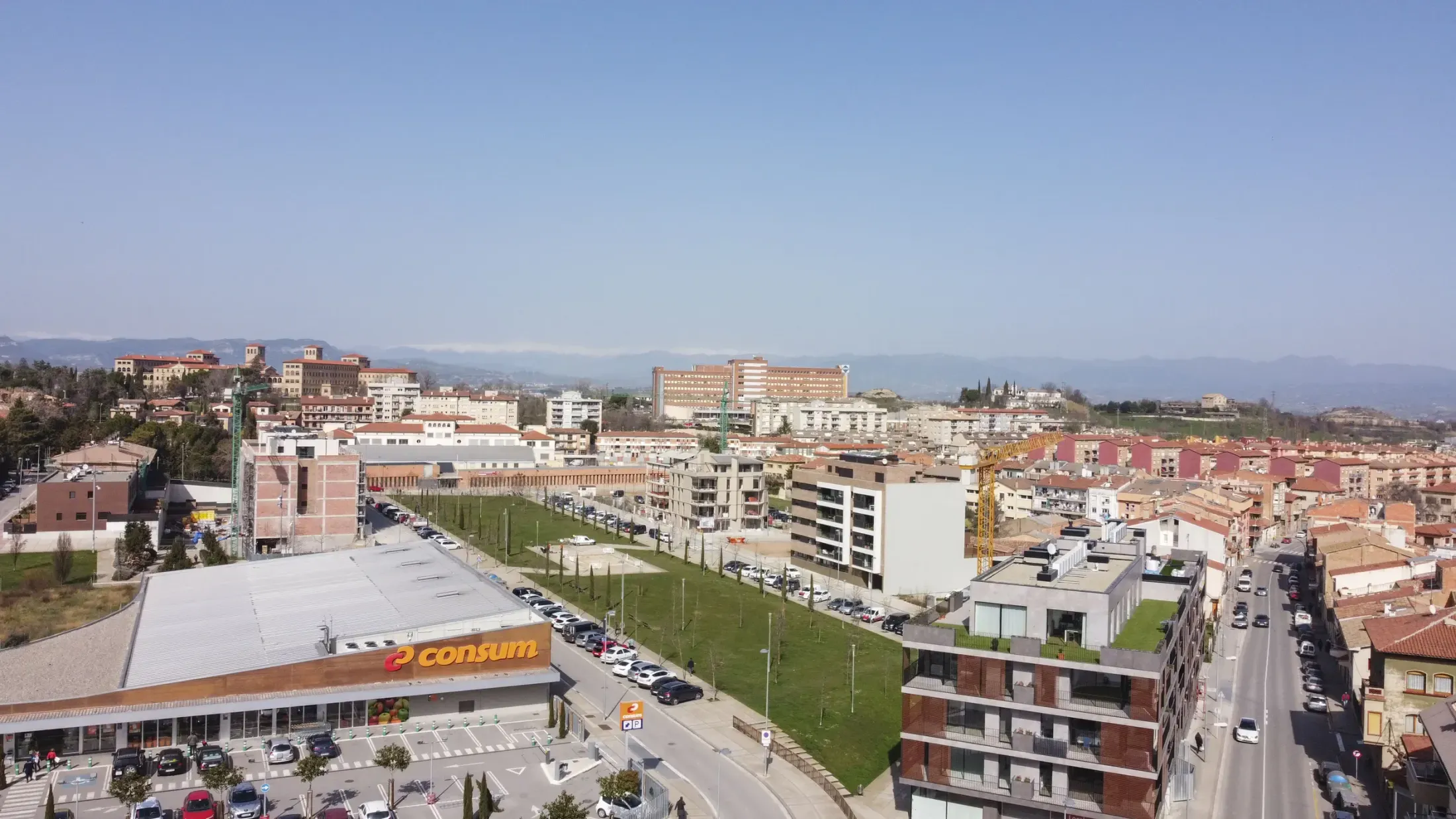 Obra de Edificaciones Moreno en la carretera de Roda, Vic