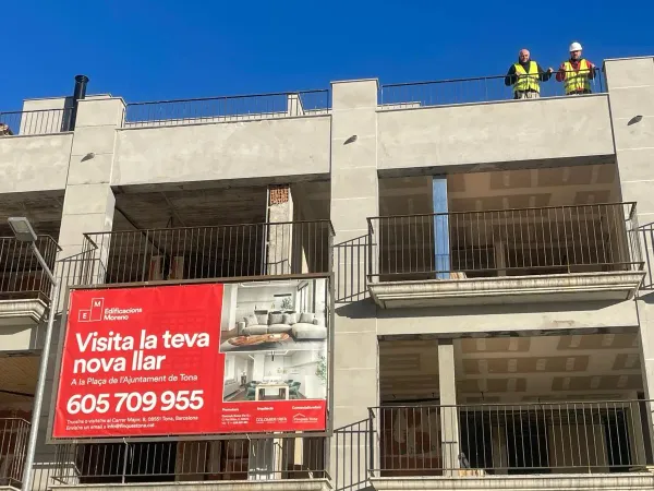 Obra de Edificaciones Moreno en Tona