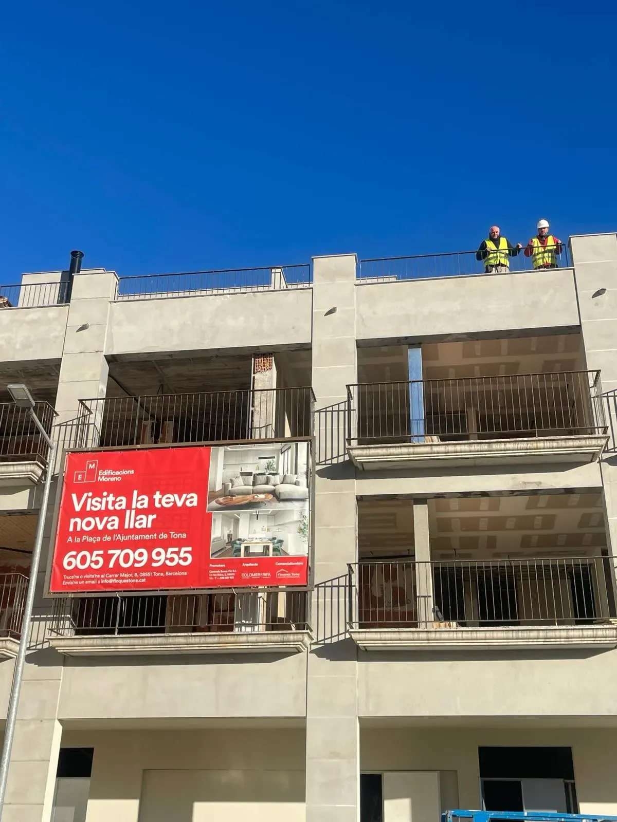 Obra de Edificaciones Moreno en Tona